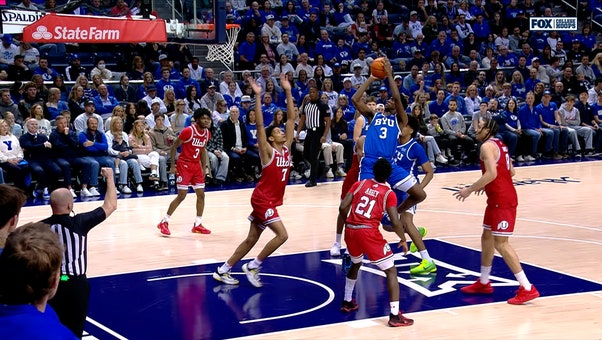 AJ Dybantsa makes and-1 to extend BYU's lead over Utah