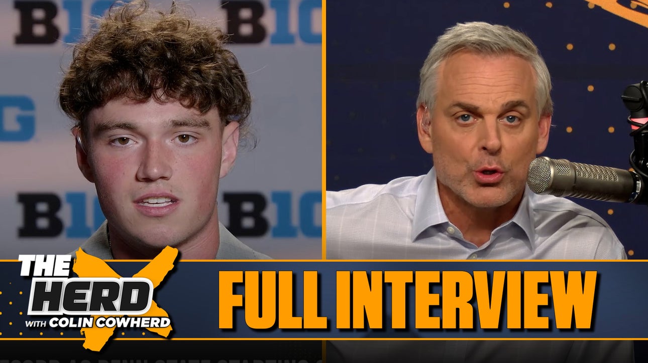 Drew Allar on his improvement, Tyler Warren, expectations for Penn State in final year | FULL INTERVIEW | The Herd