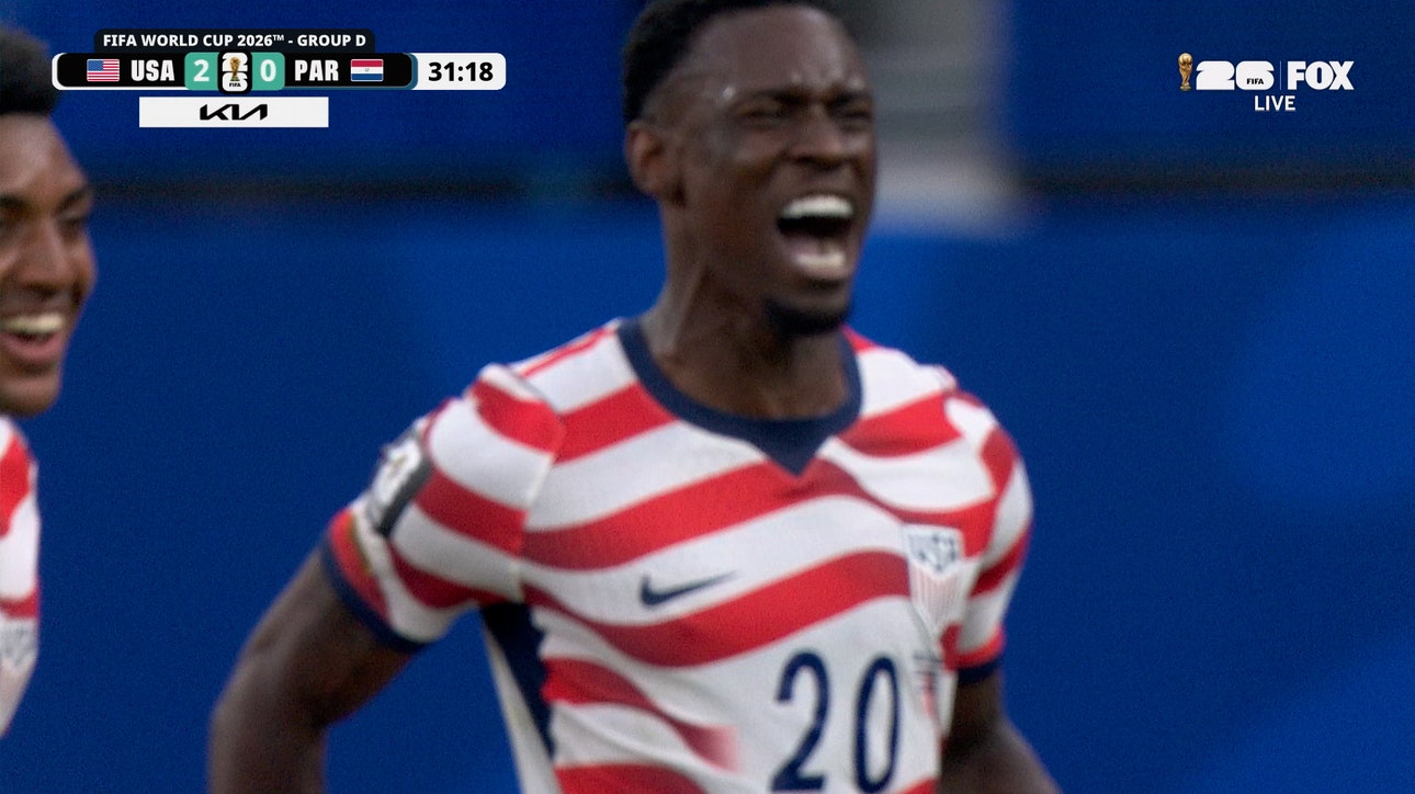 United States’ Folarin Balogun scores two goals in first half against Paraguay | 2026 FIFA World Cup™