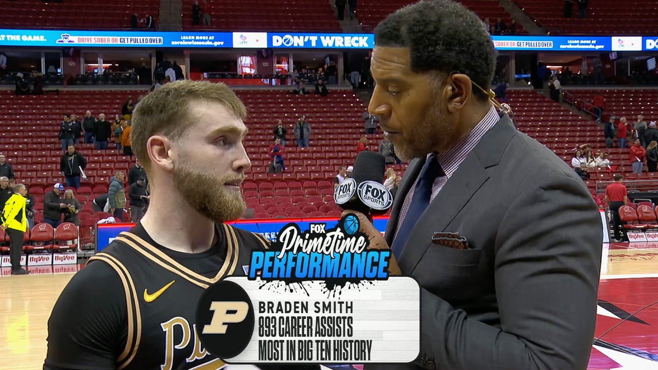 Braden Smith on his RECORD BREAKING Primetime Performance in No. 5 Purdue's Win Over Wisconsin