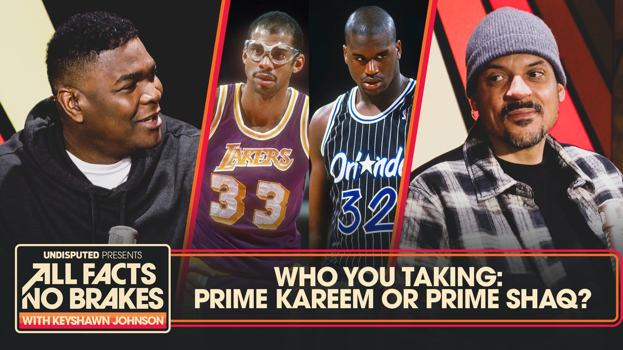 Shaq or Kareem Abdul-Jabbar: Which player was better in their prime? | All Facts No Brakes