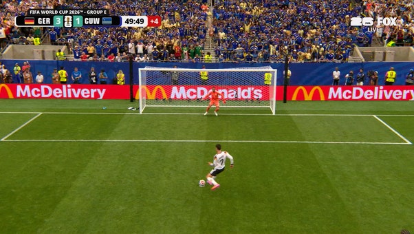 Germany’s Kai Havertz converts penalty to extend lead against Curaçao | 2026 FIFA World Cup™