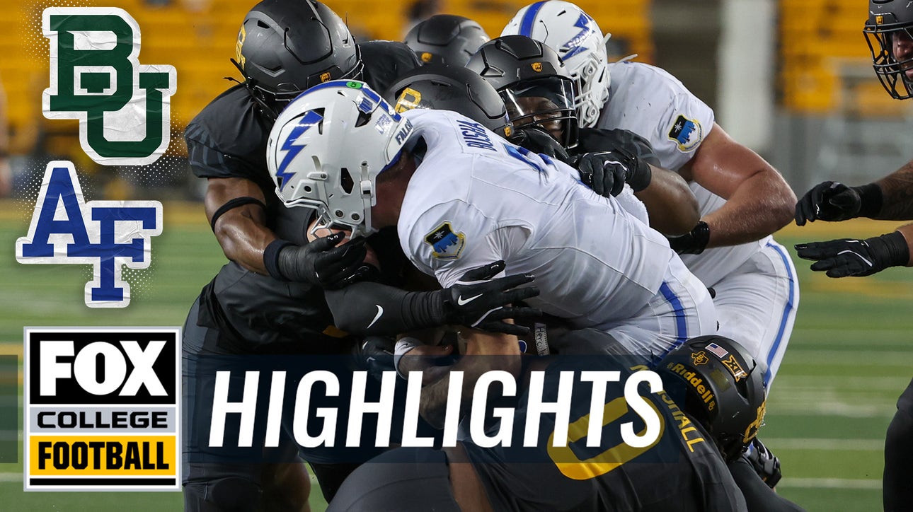 Air Force Falcons vs. Baylor Bears Highlghts | FOX College Football