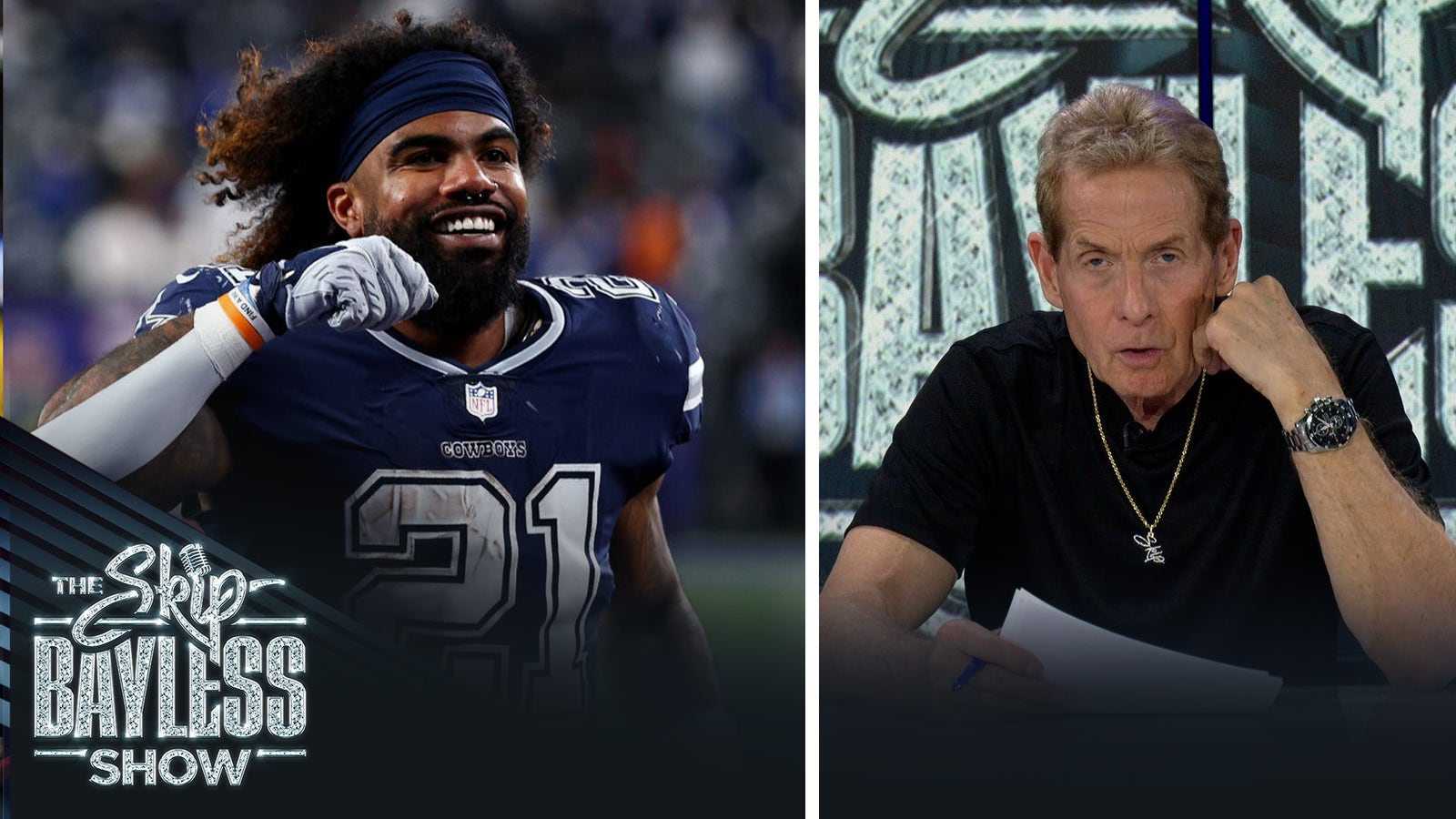 'Ezekiel Elliott is more washed than dishes on Thanksgiving night.' — Skip on his Cowboys' latest acquisition