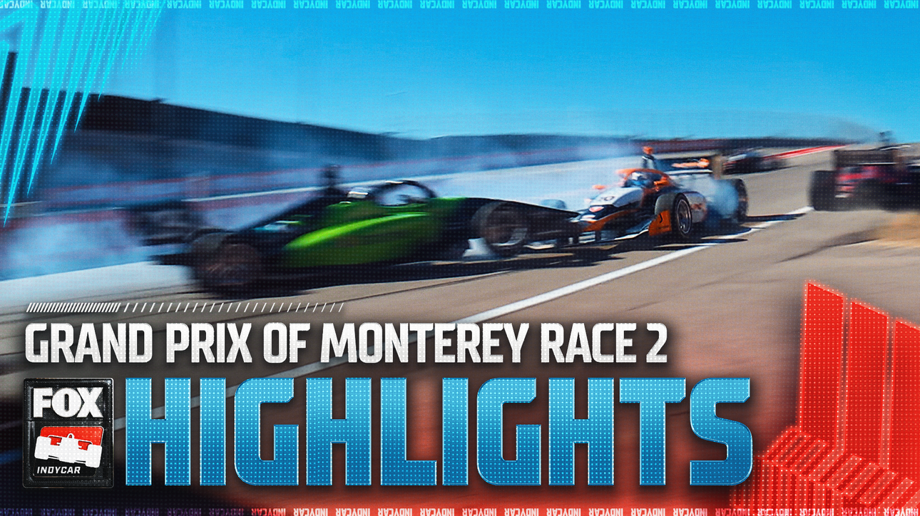 INDY NXT: Grand Prix of Monterey Race 2 at Laguna Seca Highlights 🏁 INDYCAR on FOX