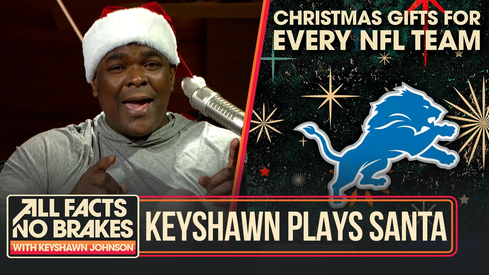 Keyshawn Johnson membagikan hadiah Natal kepada setiap tim NFL! 