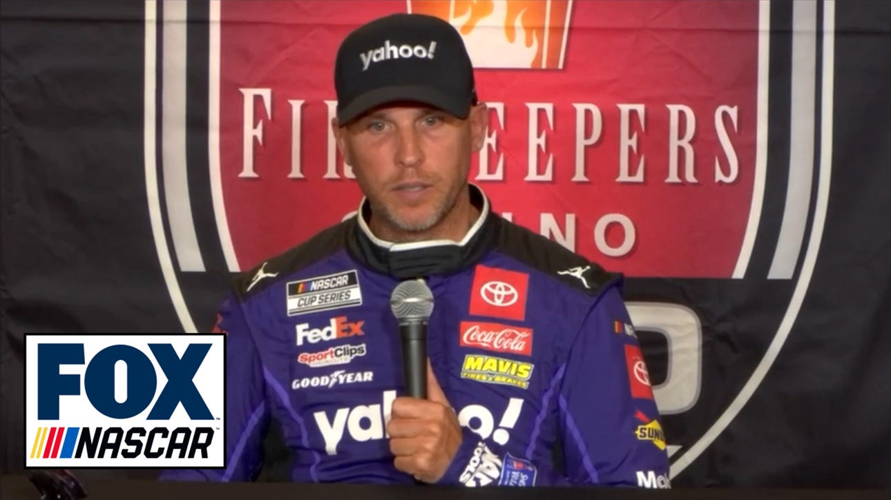 Denny Hamlin on the implications of Austin Dillon's penalty | NASCAR on FOX 