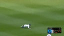 Mets' Brandon Nimmo lays out to make a catch vs. Marlins