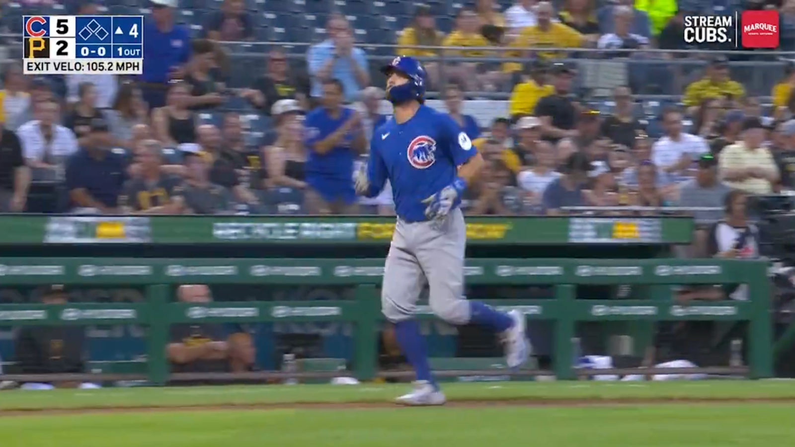 Dansby Swanson cranks a two-run home run to extend Cubs' lead over Pirates