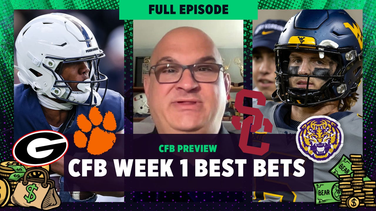 CFB Week 1 Preview: Clemson Vs UGA, Penn State Vs WVU, USC Vs LSU & More | Bear