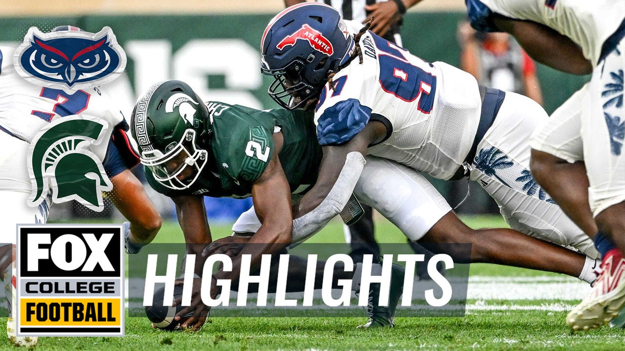 Florida Atlantic Owls vs. Michigan State Spartans Highlights | CFB on FOX