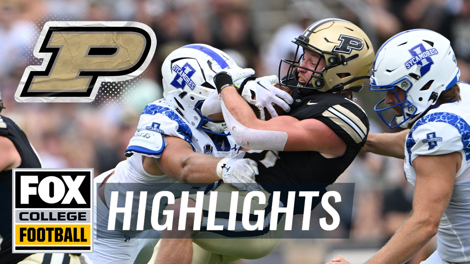 Indiana State Sycamores vs. Purdue Boilermakers Highlights | College Football on FOX