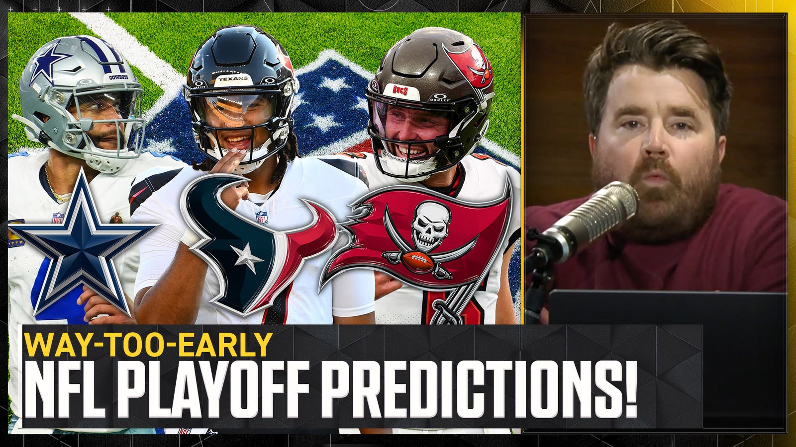 Cowboys, Bucs & & Texans headline way-too-early NFL Playoff bracket predictions 