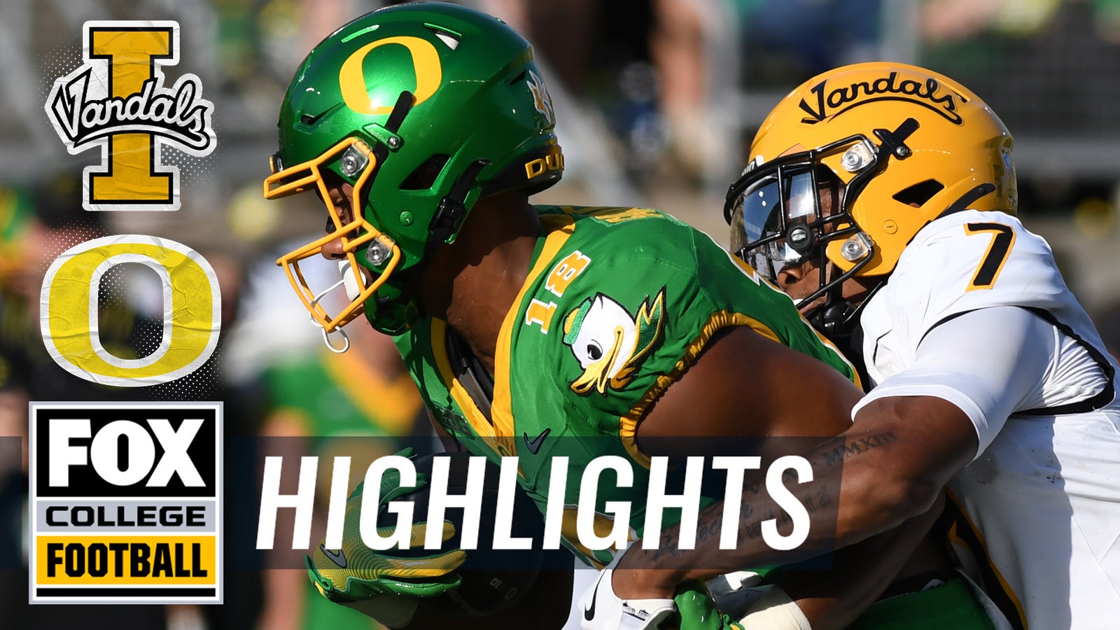 Idaho Vandals vs. #3 Oregon Ducks Highlights 