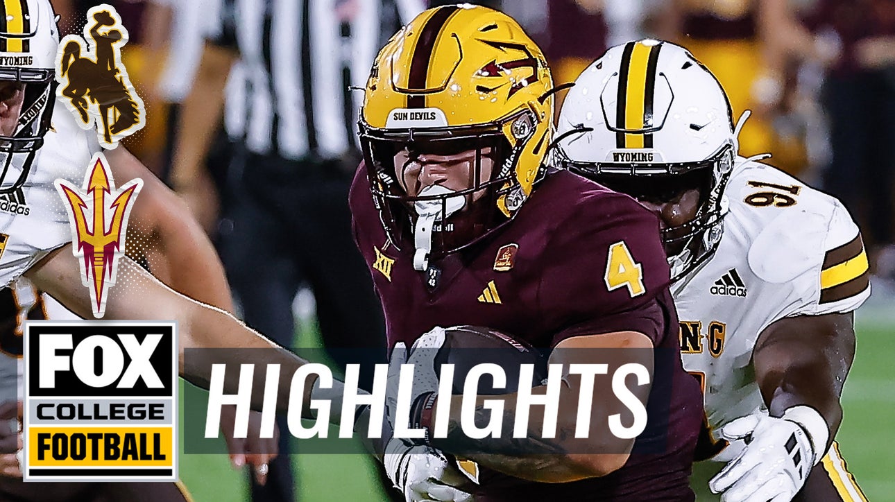 Wyoming Cowboys vs. Arizona State Sun Devils Highlights | FOX College Football