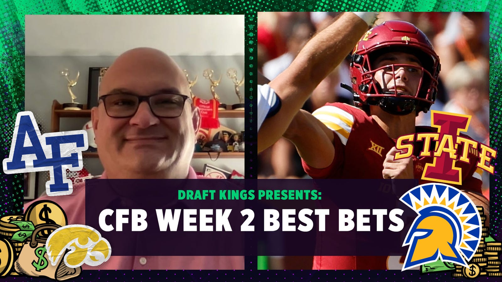 CFB Week 2 Best Bets: Iowa State vs Iowa, SJSU vs Air Force | Bear Bets