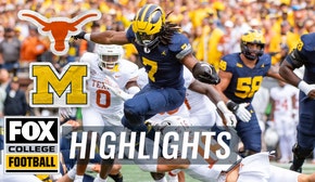 No. 3 Texas Longhorns vs. No. 10 Michigan Wolverines Highlights | CFB on FOX