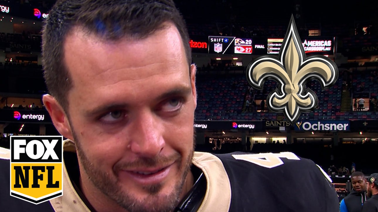 'Guys made plays' – Derek Carr credits Saints' total team effort in dominant 47-10 win over Panthers