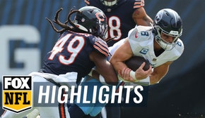 Bears' defense & special teams help Caleb Williams secure first career win over Titans | NFL Highlights