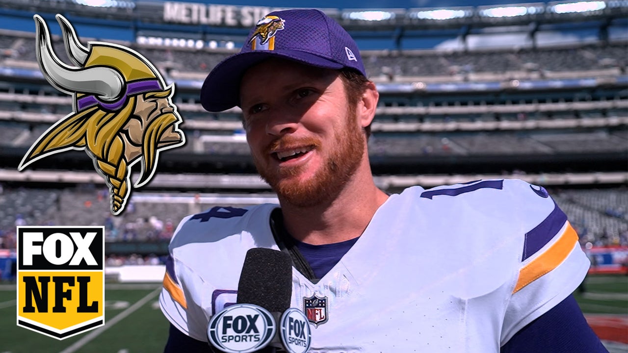 'Keep our head down and keep working' - Sam Darnold on Vikings' strong Week 1 victory vs. Giants