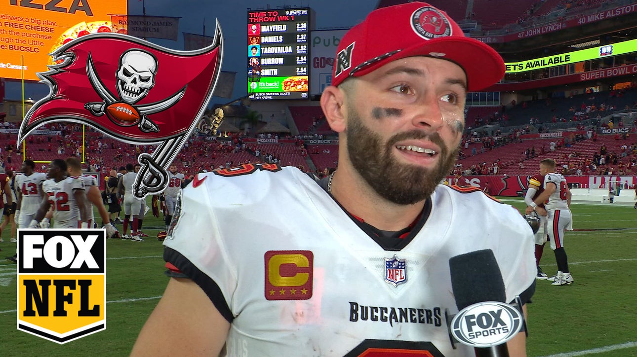 'Proud of our guys' – Baker Mayfield shows high praise for Buccaneers after win over Commanders