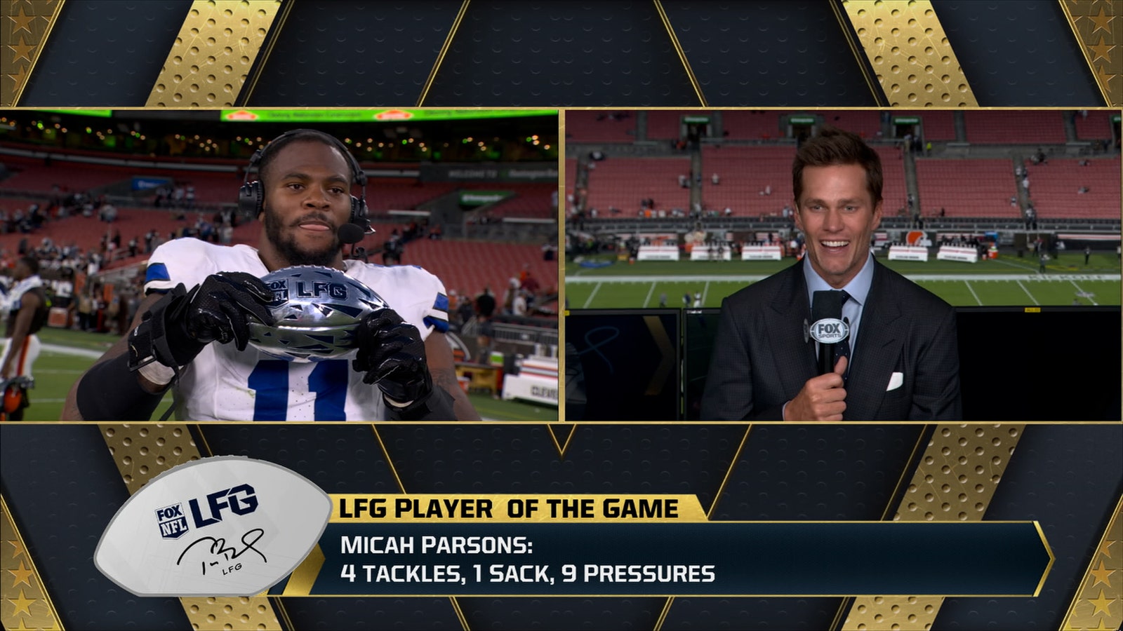 Tom Brady’s LFG Player of the Game for Week 1: Cowboys LB Micah Parsons ...