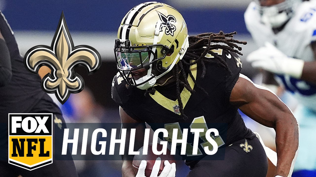  Alvin Kamara scores four touchdowns to help lead the Saints to a 44-19 win against the Cowboys | NFL Highlights