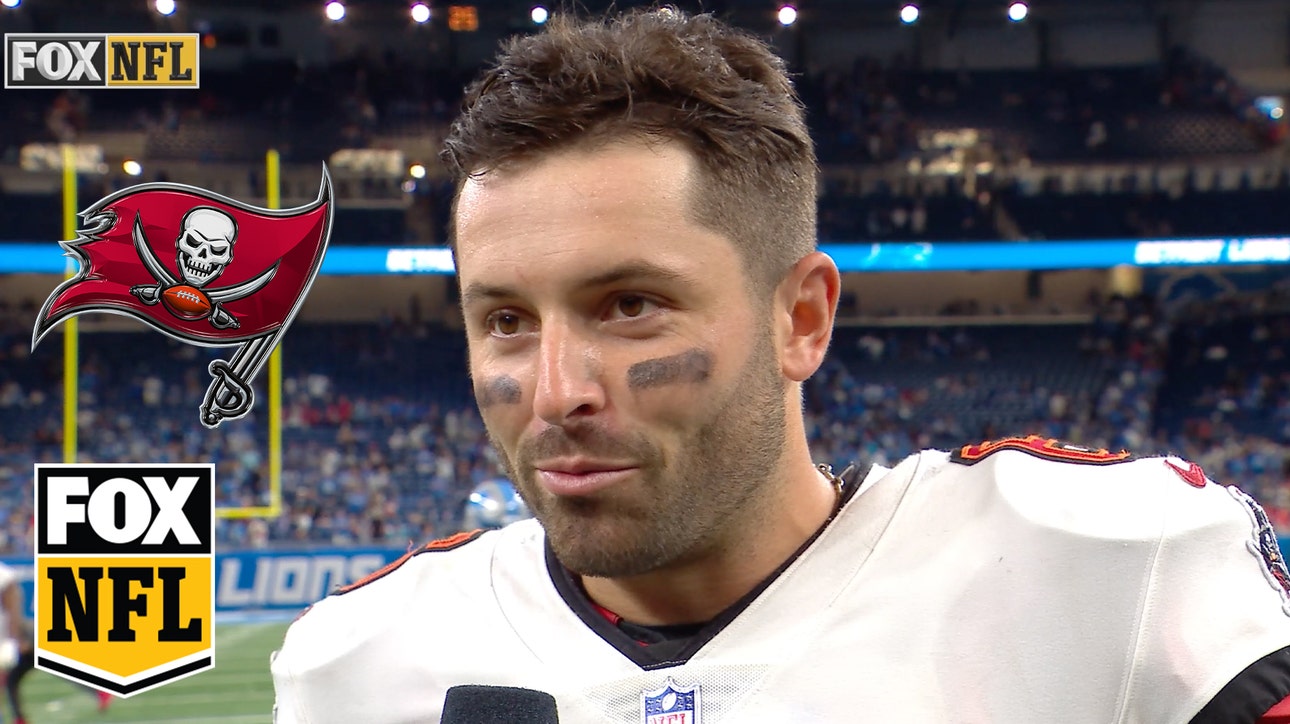 Baker Mayfield after Buccaneers' win vs. Detroit: 'It's never an individual effort'  | NFL on FOX