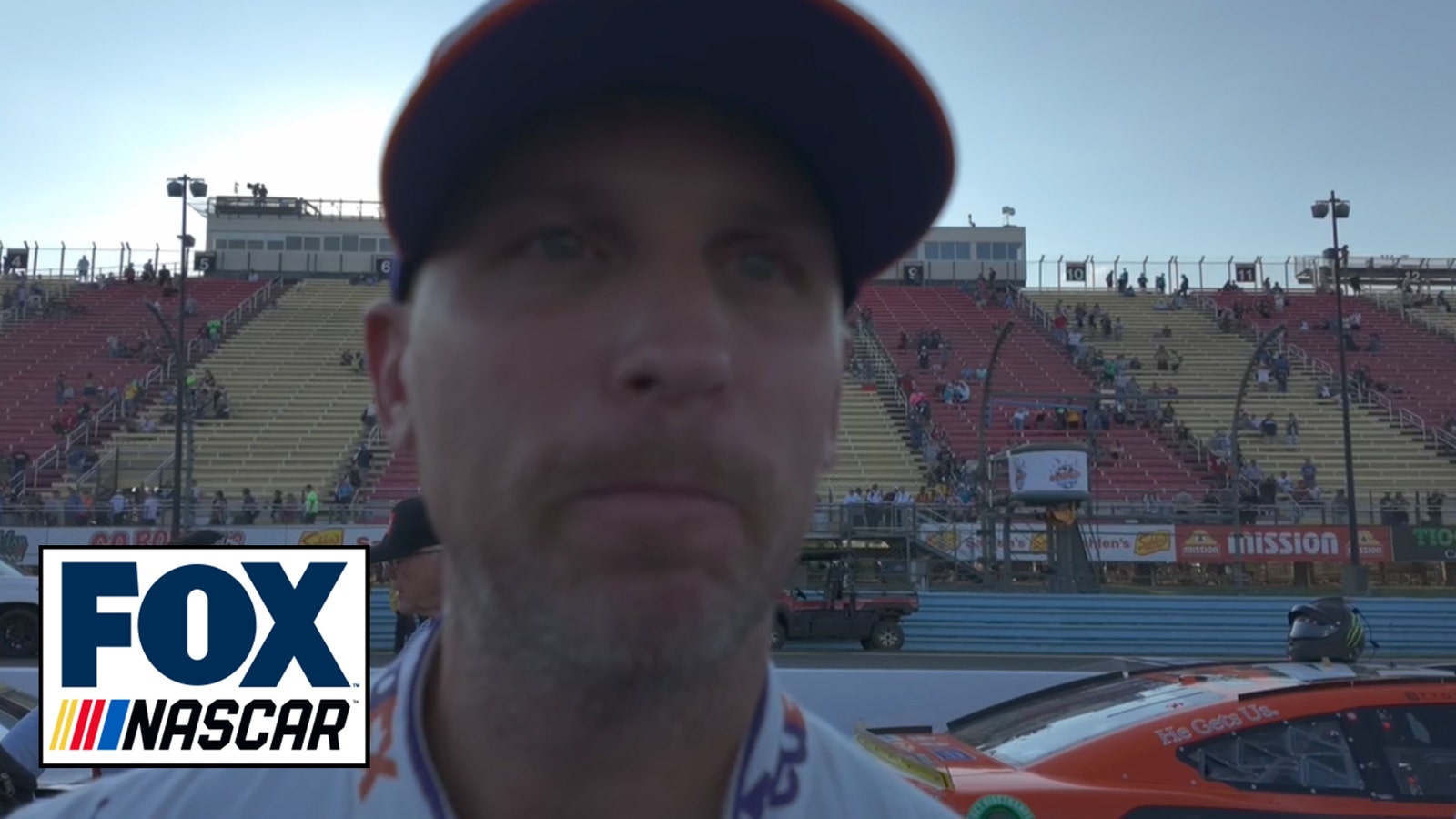 Denny Hamlin shares his thoughts on his path forward in the playoffs after crashing on the opening lap