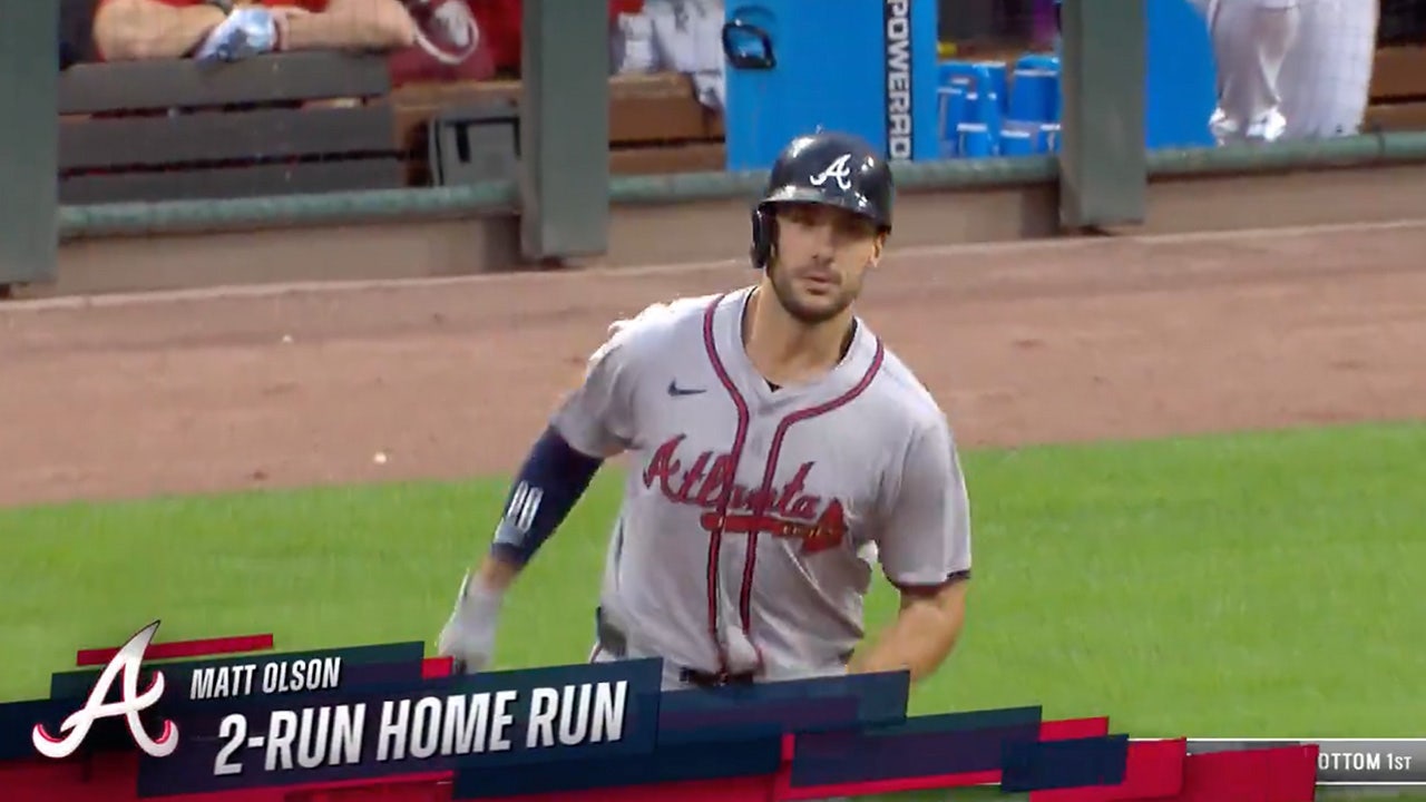 Matt Olson smokes a two-run homer, extending Braves' lead over Reds