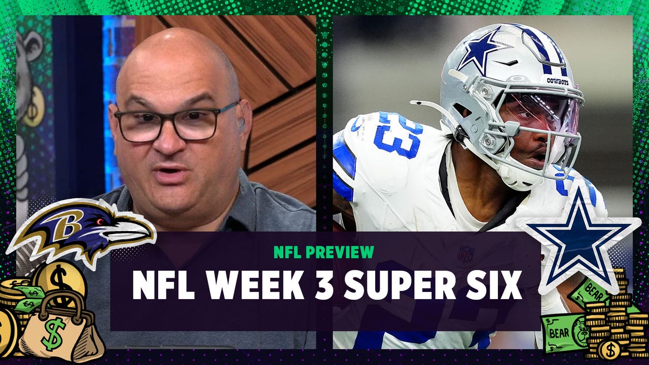 NFL Week 3 Super Six: Dallas Cowboys vs Baltimore Ravens | Bear Bets