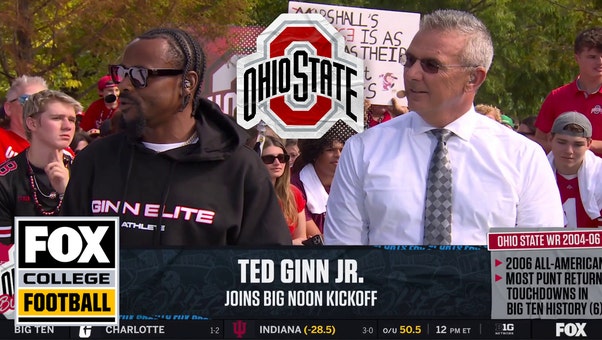 Ted Ginn Jr. & Urban Meyer discuss why Ohio State's offense is so explosive | Big Noon Kickoff