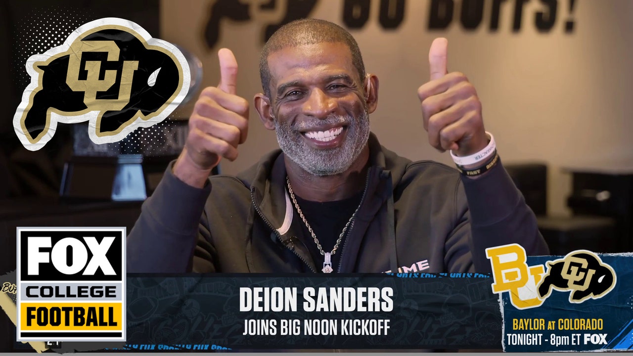 Deion Sanders talks Colorado-Baylor matchup & Travis Hunter 's versatility | Big Noon Kickoff