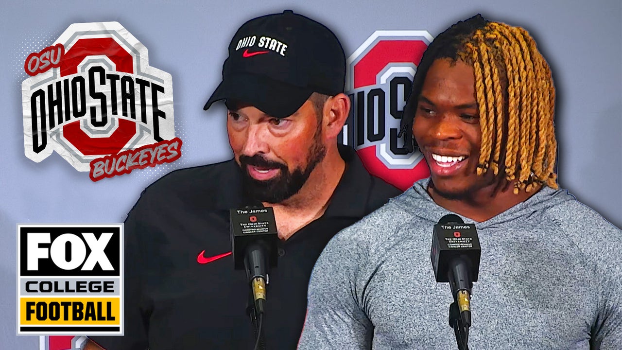 Postgame Interview: Ryan Day & Quinshon Judkins on Ohio State's dominant win in Week 4