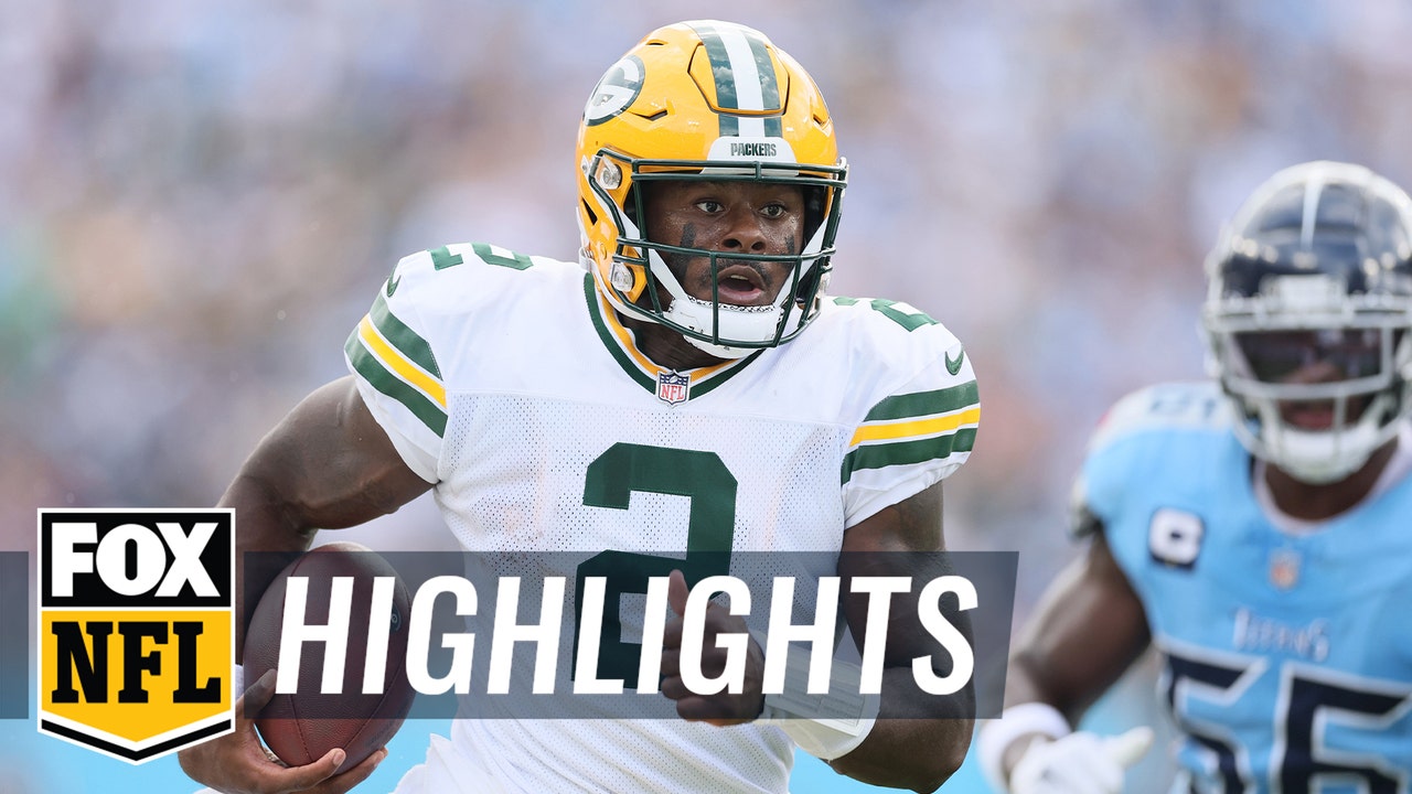 Malik Willis throws for 202 yards and runs in a TD to help Packers defeat Titans, 30-14 | NFL Highlights