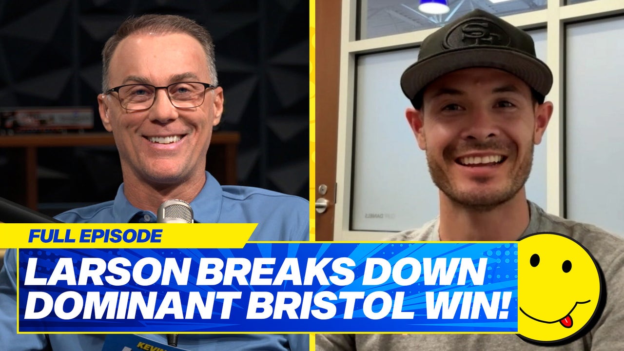 Kyle Larson breaks down his dominant Bristol win with Kevin Harvick!