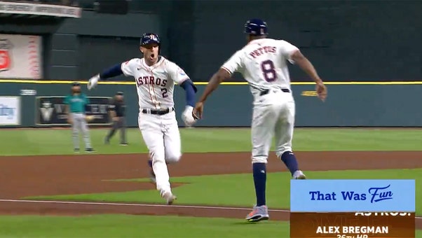 Astros' Alex Bregman crushes a solo home run in the first inning vs. Mariners