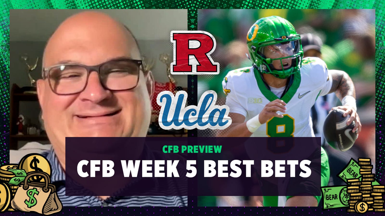 CFB Week 5 Best Bets: Oregon vs. UCLA, Rutgers vs. Washington & more 