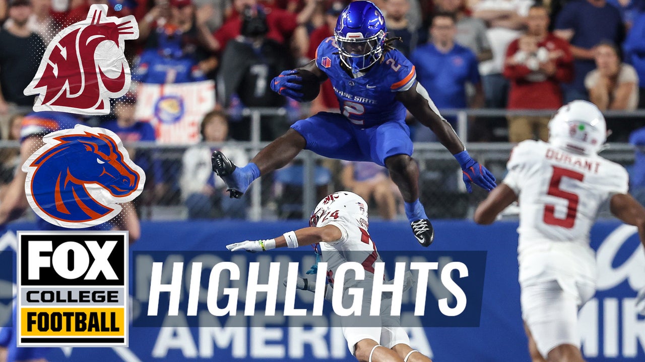 Washington State Cougars vs. No. 25 Boise State Broncos Highlights | FOX College Football