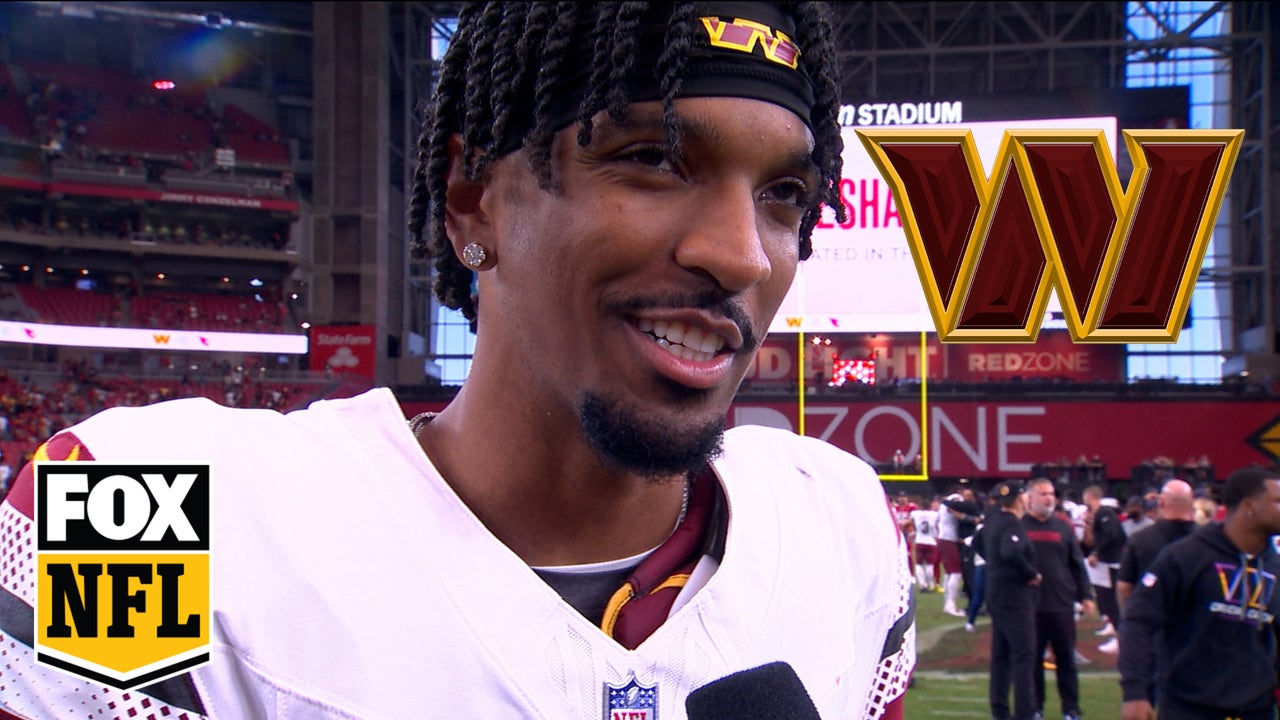 Jayden Daniels speaks on Commanders' dominant 42-14 win over Cardinals | NFL on FOX