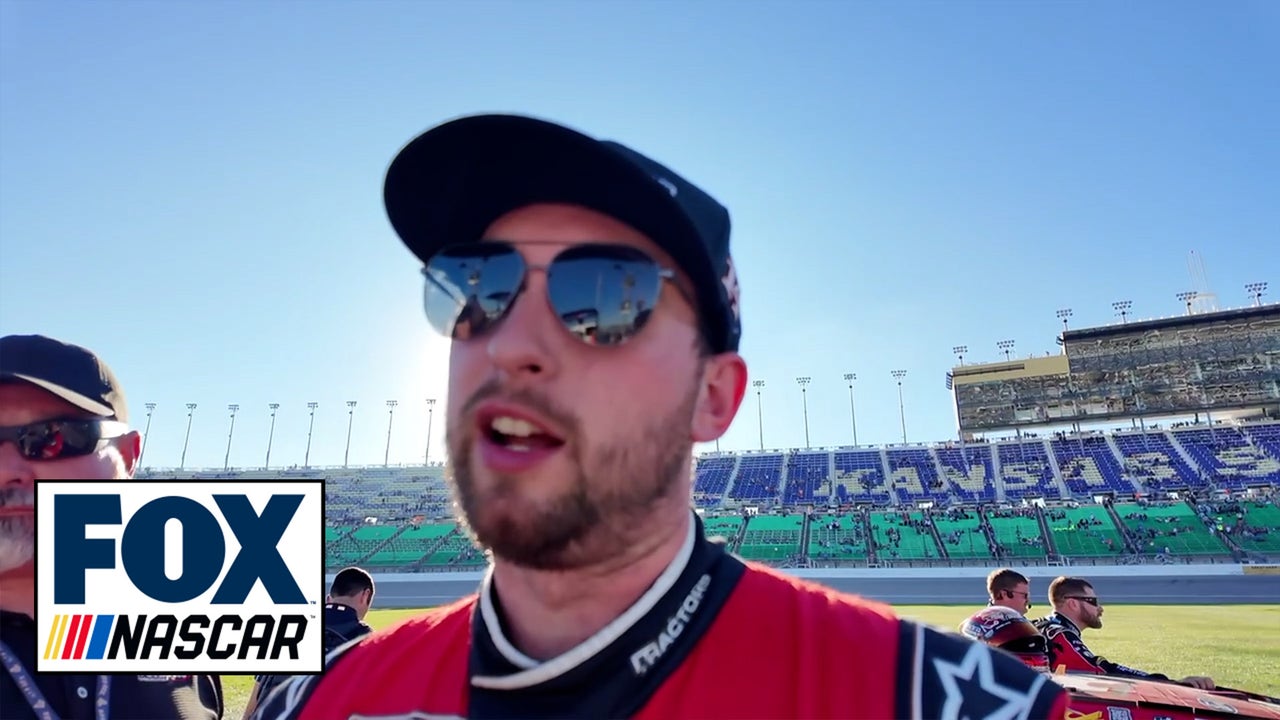 Chase Briscoe on Kyle Busch spinning out at Kansas | NASCAR on FOX