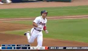 Ramón Laureano crushes a solo homer, increasing Braves lead to 3-0 over Mets