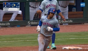 Mets secure playoff berth thanks to Francisco Lindor's go-ahead two-run home run vs. Braves