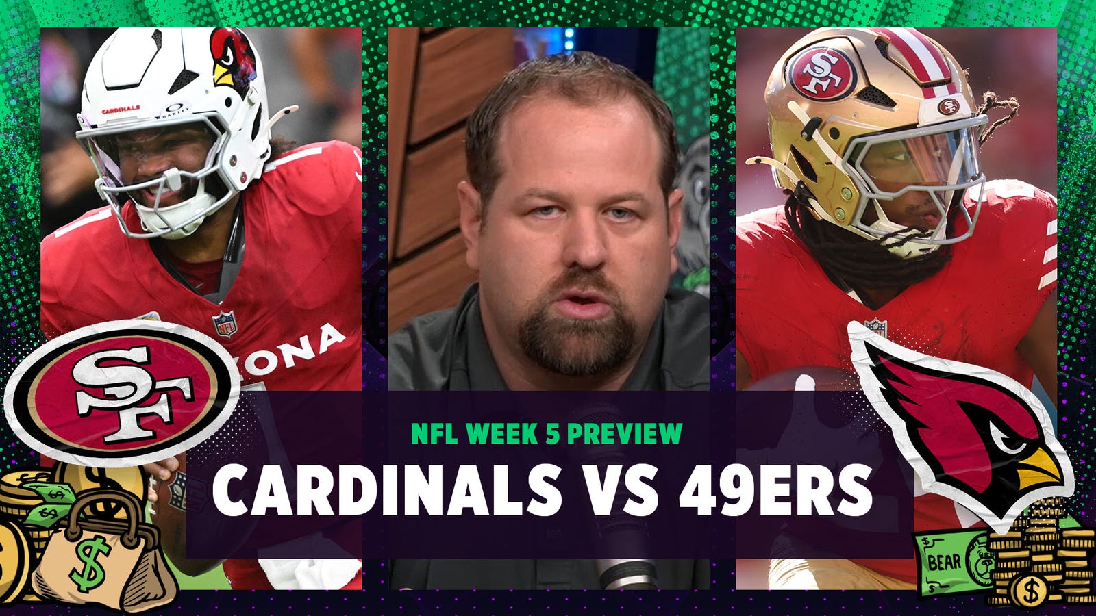 NFL Week 5 Super Six: Arizona Cardinals vs San Francisco 49ERS | Bear Bets