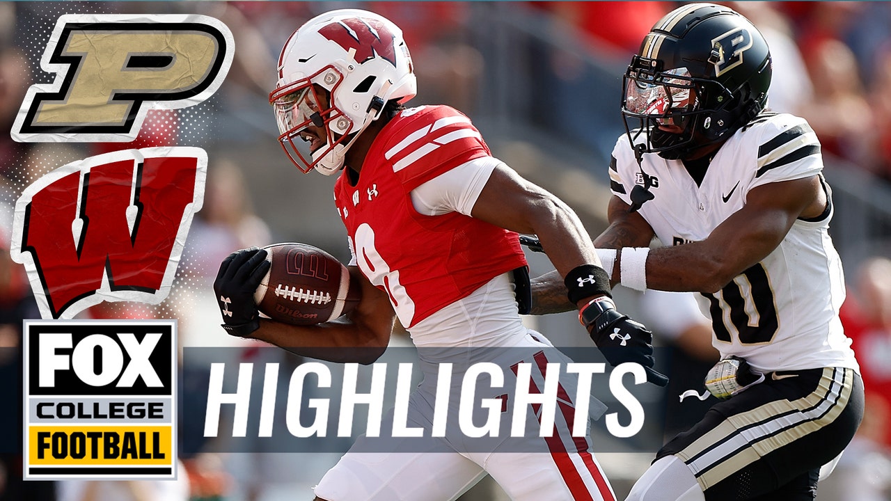 Purdue Boilermakers vs. Wisconsin Badgers Highlights | FOX College Football