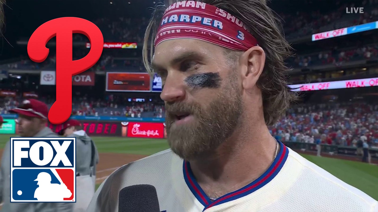 Bryce Harper and Nick Castellanos discuss the Phillies' 7-6 win over the Mets in the NLDS