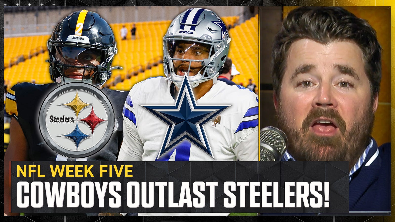 Dak Prescott, Dallas Cowboys OUTLAST Justin Fields, Pittsburgh Steelers | NFL on FOX Pod