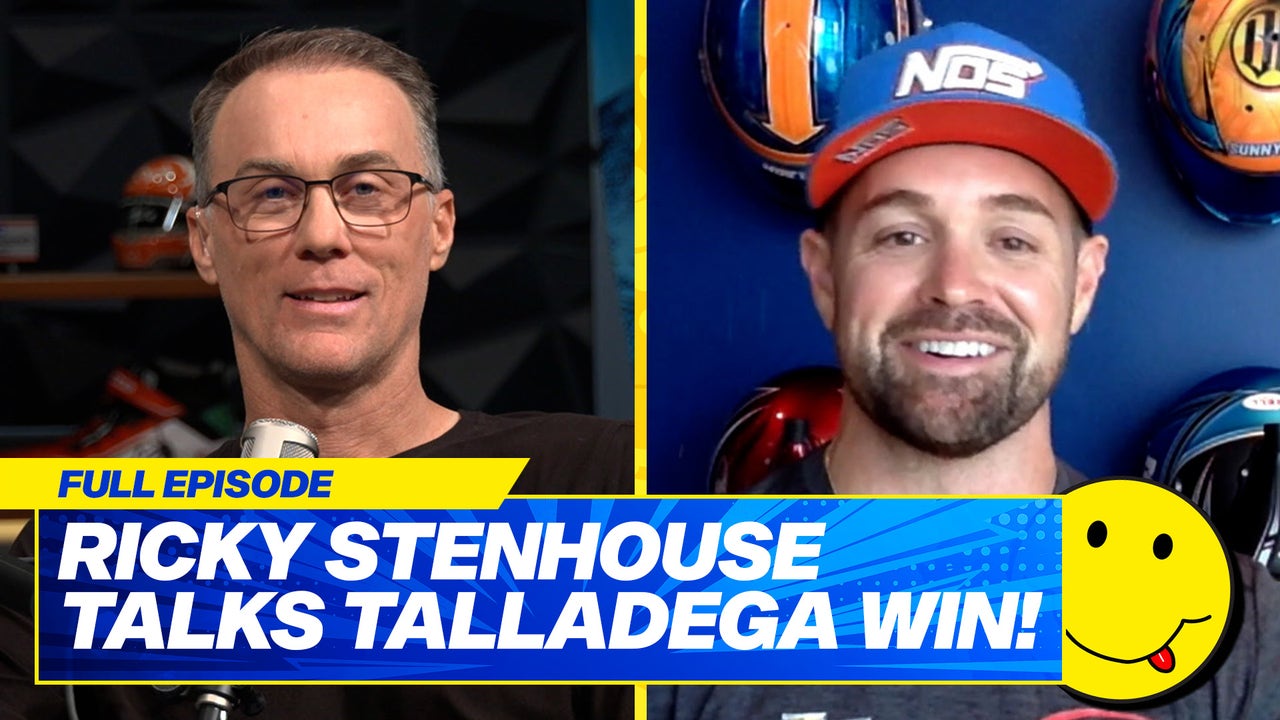 Ricky Stenhouse Jr. Breaks Down His THRILLING WIN at Talladega to Kevin Harvick!