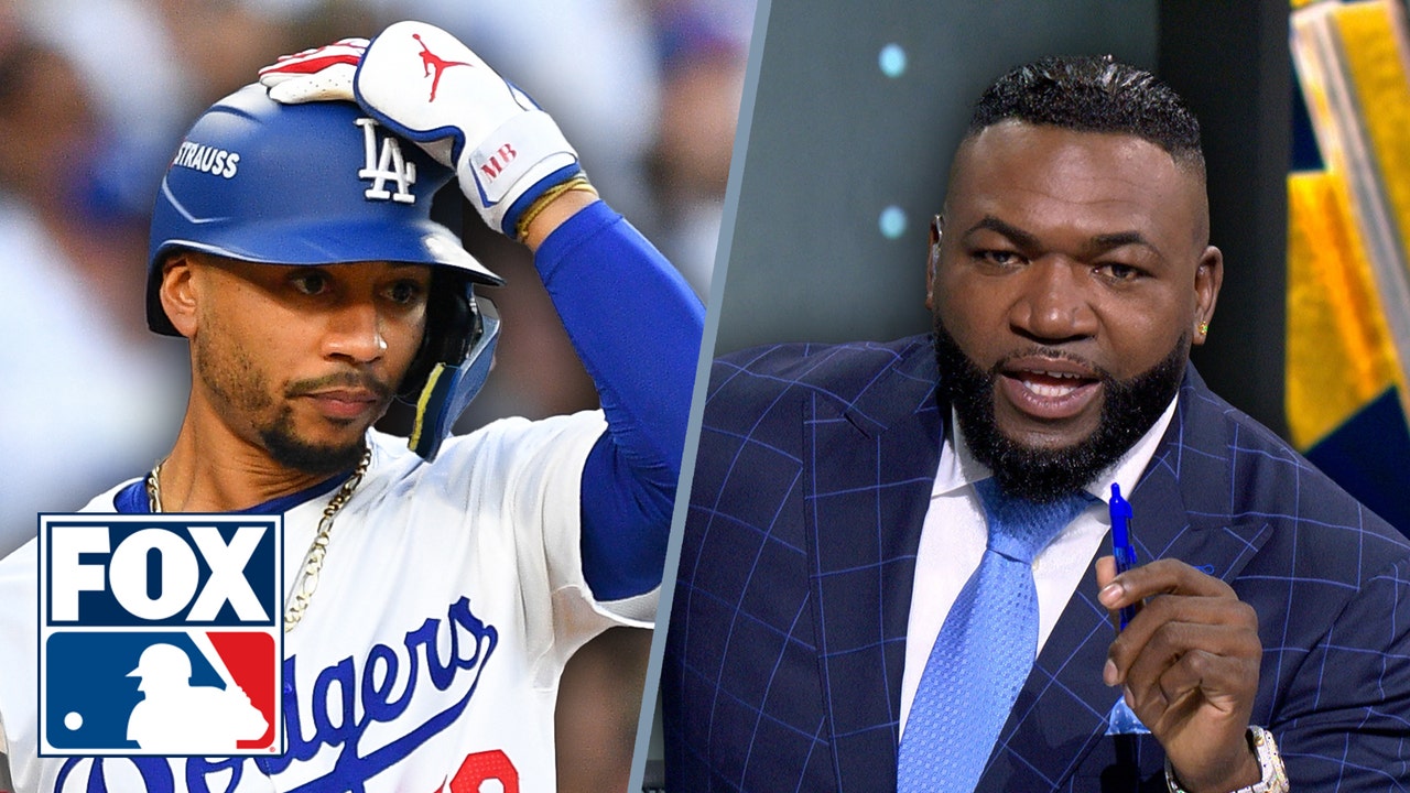 David Ortiz gives Dodgers' Mookie Betts a pep talk amid postseason
