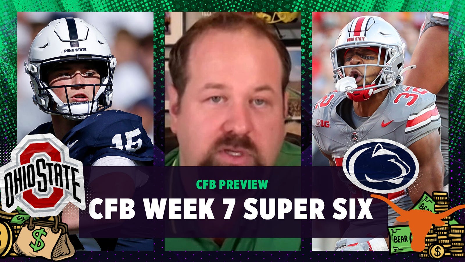 CFB Week 7 Super Six: Will Texas, Ohio State or Penn State suffer their first loss?